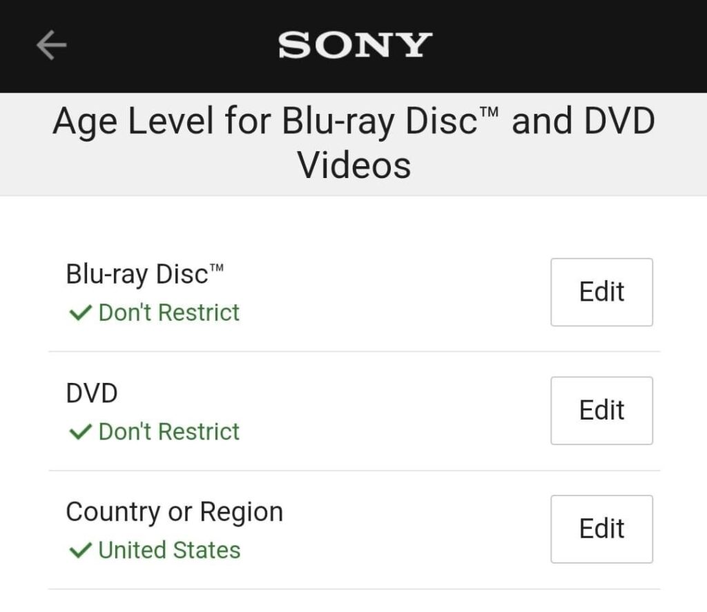 Check age restrictions for error code CE-110555-7 on PS5